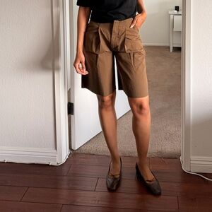 Mod Ref Olive Green Long Shorts